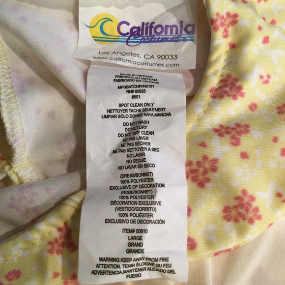 California Costume Prairie Dress L No bonnet - Picture 4 of 9